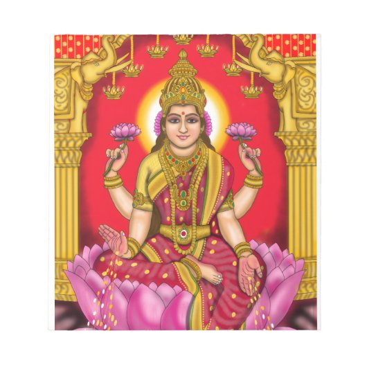 Bloc-notes Goddess Lakshmi (Devant)