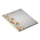 Bloc-notes Gold Floral (Incliné)