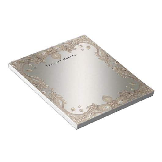 Bloc-notes Gold Ornat (Incliné)