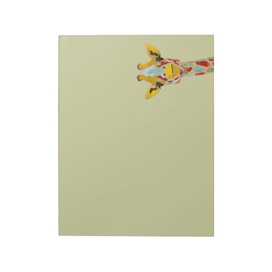 Bloc-notes Gold Peeking Giraffe (Tourné)