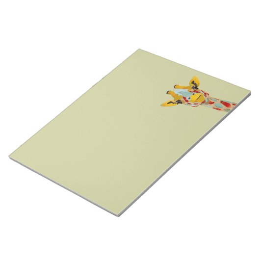 Bloc-notes Gold Peeking Giraffe (Incliné)