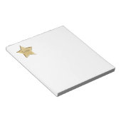 Bloc-notes Gold Twinkle Star (Incliné)