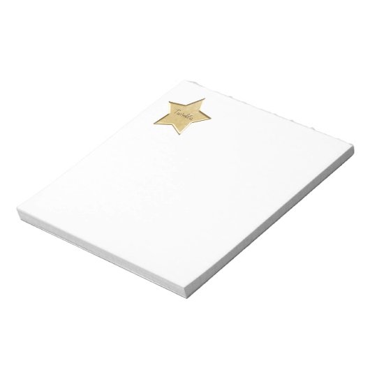 Bloc-notes Gold Twinkle Star (Tourné)