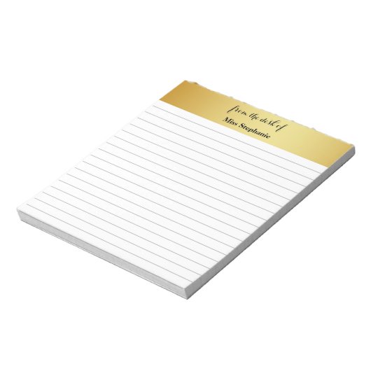 Bloc-notes Gold vintage (Tourné)