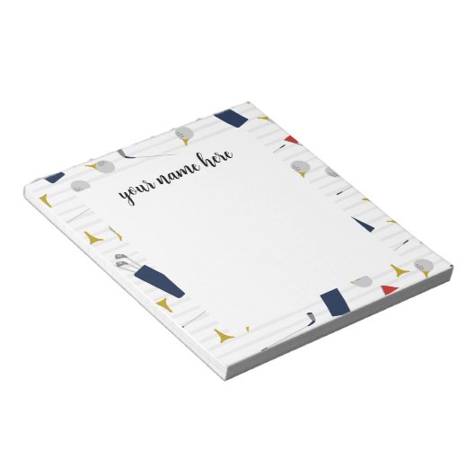 Bloc-notes Golf personnalisé (Incliné)
