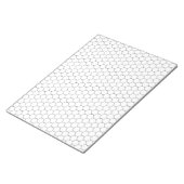 Bloc-notes grand format papier graphique hexagone (Incliné)