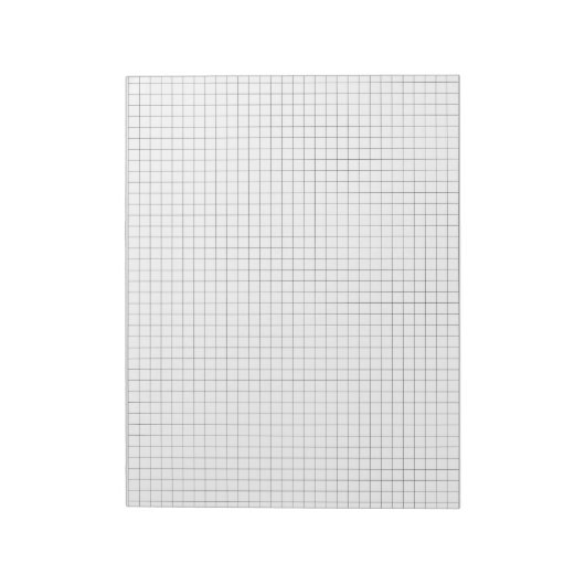 Bloc-notes grand format papier quadrillé (Tourné)