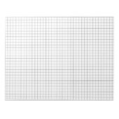 Bloc-notes grand format papier quadrillé (Devant)