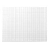 Bloc-notes grand format papier quadrillé 1/4 po (g (Devant)
