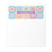 Bloc-notes Granny Carrés Crochet (Devant)