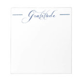 Bloc-notes Gratitude (Devant)