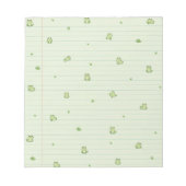 Bloc-notes grenouille (Devant)