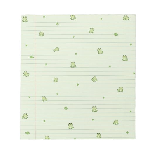 Bloc-notes grenouille (Devant)