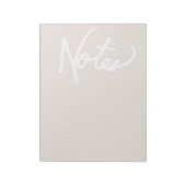 Bloc-notes gris Lilac (Lined) (Tourné)
