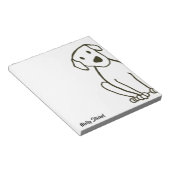 Bloc-notes Gros Labo Chien (Incliné)