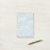Bloc-notes grunge peint de post-it d'art (Sur un bureau)
