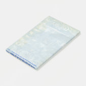 Bloc-notes grunge peint de post-it d'art (Incliné)