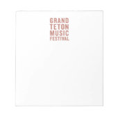 Bloc-notes GTMF Terracotta (Devant)