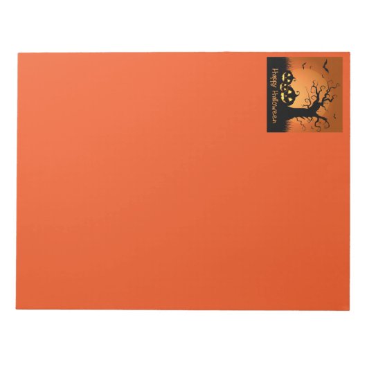 Bloc-notes Halloween (Devant)