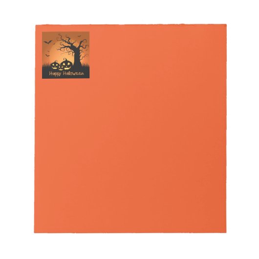 Bloc-notes Halloween (Devant)