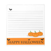 Bloc-notes Halloween (Devant)