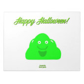 Bloc-notes Halloween (27,9 cm x 21,6 cm) (Devant)