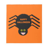 Bloc-notes Halloween Black Spider (Devant)