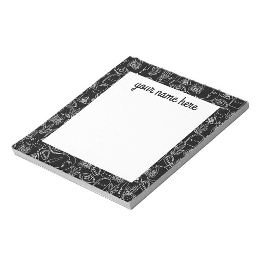 Bloc-notes Halloween personnalisé (Tourné)