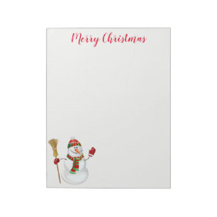 Bloc-notes Holiday Snowman