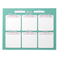 Bloc-notes HOMESCHOOL HEKLY PLANNER