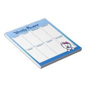 Bloc-notes horaire horaire KiniArt Westie (Incliné)