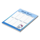 Bloc-notes horaire horaire KiniArt Westie (Tourné)