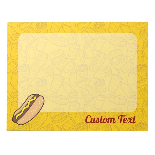 Bloc-notes Hotdog (Devant)