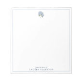 Bloc-notes Hydrangea Bleu De Mon Bureau (Devant)