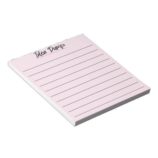 Bloc-notes Idea - Idées Jot Down (Incliné)