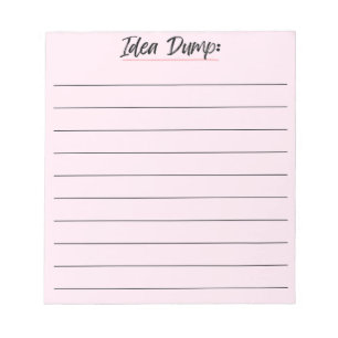 Bloc-notes Idea - Idées Jot Down