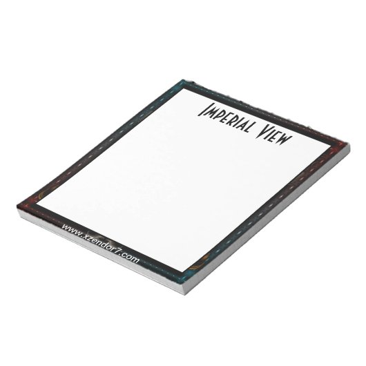 Bloc-notes Imperial View Fractal Art (Tourné)