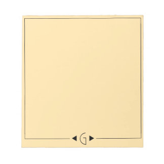 Bloc-notes initial