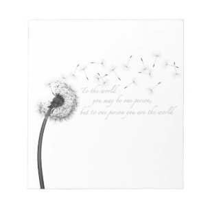 Bloc-notes Inspiration Dandelion