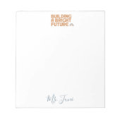 Bloc-notes instructeur Boho Rainbow (Devant)