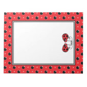 Bloc-notes Itty Bitty Ladybug - Rouge (Devant)
