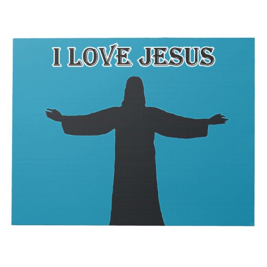 Bloc-notes j'aime jesus (Devant)
