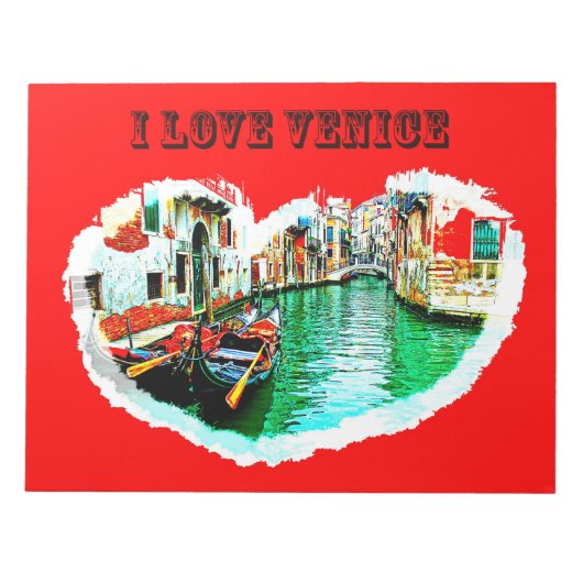 Bloc-notes j'aime VENISE (Devant)