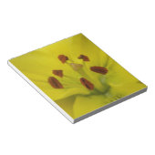 Bloc-notes jaune Lily Floral (Incliné)