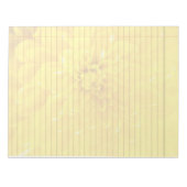 Bloc-notes jaune Marigold (Devant)