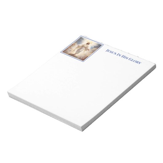 Bloc-notes Jésus dans la gloire (Tourné)