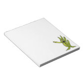 Bloc-notes JMCdesign Green Dog 5,5 pouces x 6 pouc (Incliné)