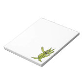Bloc-notes JMCdesign Green Dog 5,5 pouces x 6 pouc (Tourné)