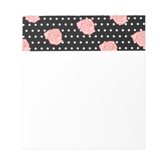 Bloc-notes jolies roses (Devant)