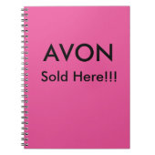 Bloc - notes, journal et/ou bloc - notes d'Avon (Devant)